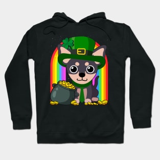 Chihuahua Rainbow Irish Clover St Patrick Day Dog Gift product Hoodie